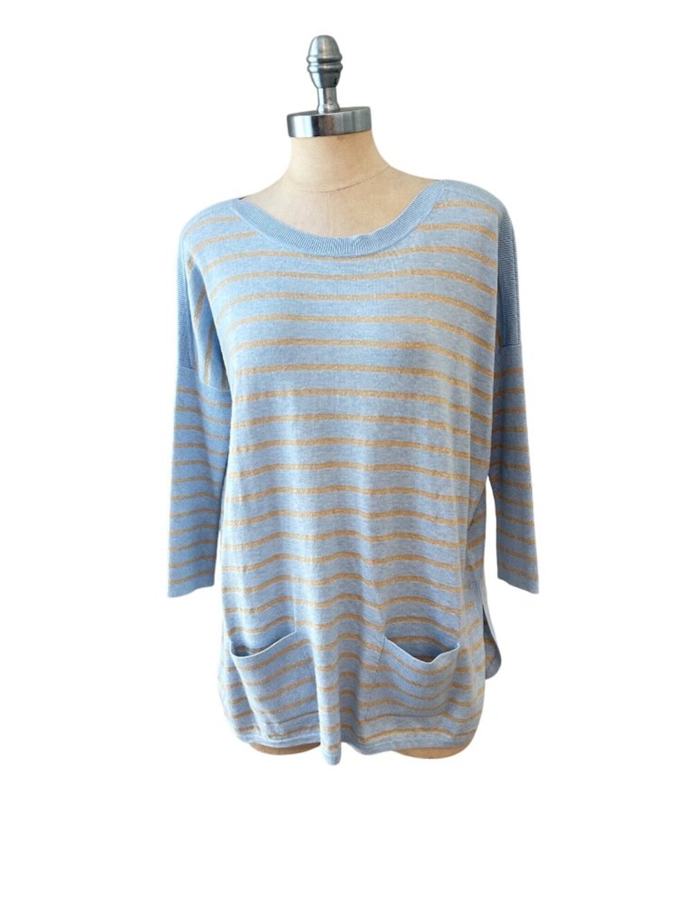 Lilly Pulitzer Cobo Tunic Sweater Heathered Crew Blue XXS NWT - Picture 1 of 4